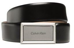 Calvin Klein Pánsky opasok Pyramid Plaque 35Mm K50K510220 Čierna