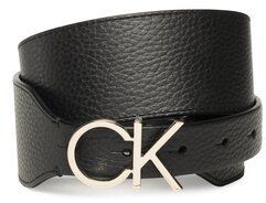 Calvin Klein Dámsky opasok Re-Lock High Waist Belt 50Mm K60K610382 Čierna