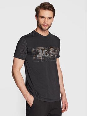 Boss Tričko Active 50477170 Čierna Slim Fit