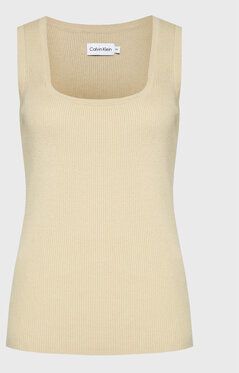 Calvin Klein Top Square K20K204984 Béžová Slim Fit
