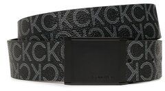 Calvin Klein Pánsky opasok Beveled Plaque Cv Mono 35mm K50K510188 Čierna