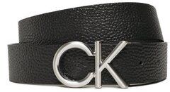 Calvin Klein Pánsky opasok Adj Ck Metal Bombe 35Mm K50K509956 Čierna