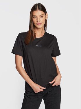 Calvin Klein Tričko Micro Logo K20K205454 Čierna Regular Fit