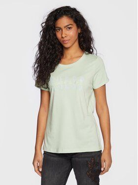 Guess Tričko W3RI16 K46D1 Zelená Regular Fit