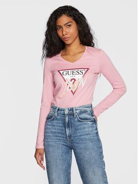 Guess Blúzka W3RI13 I3Z14 Ružová Regular Fit