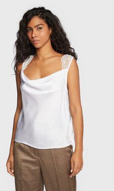 Guess Blúzka W3RH55 WD8G2 Biela Regular Fit