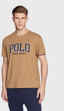 Polo Ralph Lauren Tričko 710878616006 Hnedá Classic Fit
