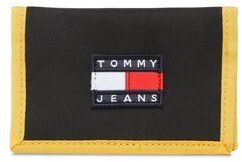 Tommy Jeans Veľká pánska peňaženka Tjm Heritage Trifold AM0AM10637 Čierna