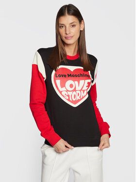 LOVE MOSCHINO Mikina W649101M 4055 Čierna Regular Fit