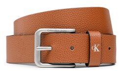 Calvin Klein Jeans Pánsky opasok Round Classic Belt 35Mm K50K510156 Hnedá