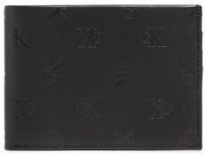 Calvin Klein Jeans Veľká pánska peňaženka Monogram Soft Bifold Xl Aop K50K510137 Čierna