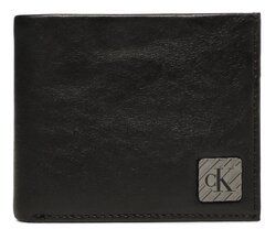 Calvin Klein Jeans Malá pánska peňaženka Logo Hardware Bifold Rfid K50K510138 Čierna
