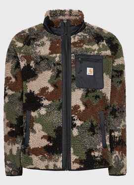 Carhartt WIP Fleecová mikina Prentis Liner I025120 Kaki Regular Fit