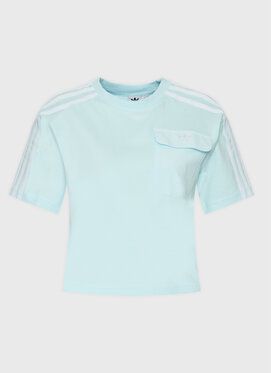adidas Tričko adicolor Classics HL9302 Modrá Relaxed Fit