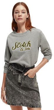 Scotch & Soda Mikina 171337 Sivá Regular Fit