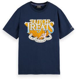 Scotch & Soda Tričko 169081 Tmavomodrá Regular Fit