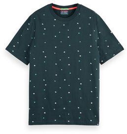 Scotch & Soda Tričko 169073 Zelená Regular Fit