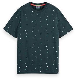 Scotch & Soda Tričko 169073 Zelená Regular Fit