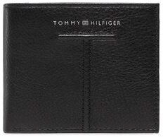 Tommy Hilfiger Veľká pánska peňaženka Th Central Mini Cc Wallet AM0AM10610 Čierna