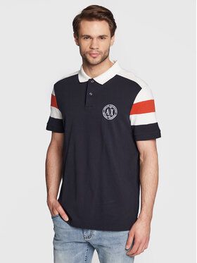 Armani Exchange Polokošeľa 6LZFLE ZJNEZ 45AC Tmavomodrá Regular Fit