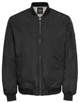 Only & Sons Bundy bomber Joshua 22023287 Čierna Regular Fit