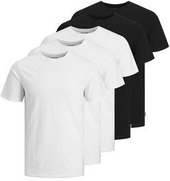 Jack&Jones Súprava 5 tričiek Basic 12191190 Farebná Regular Fit