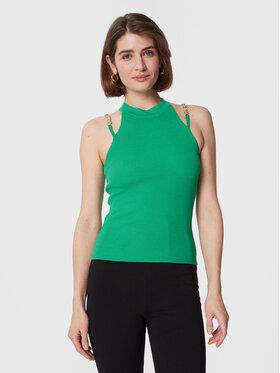 Fracomina Top FR23ST4002K41801 Zelená Slim Fit