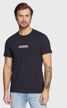 Guess Tričko M3RI11 J1314 Tmavomodrá Slim Fit