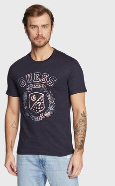 Guess Tričko M3RI03 I3Z14 Tmavomodrá Slim Fit