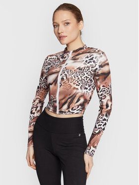 Guess Mikina Azalea V3RP02 KBIL2 Béžová Slim Fit