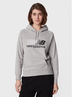 New Balance Mikina Classic WT23800 Sivá Relaxed Fit