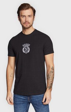 Guess Tričko M3RI19 J1314 Čierna Slim Fit