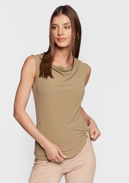 Guess Blúzka Ramona W3RP42 KAQL2 Zelená Slim Fit