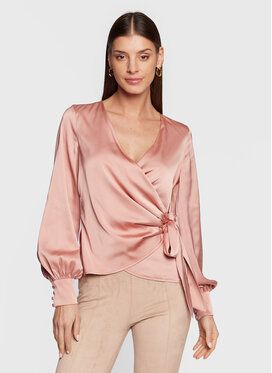 Guess Blúzka Lovisa W3RH26 WEFC2 Ružová Regular Fit