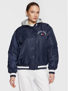 Tommy Jeans Bundy bomber Graphic DW0DW14936 Tmavomodrá Regular Fit