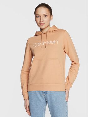 Calvin Klein Mikina Core Logo K20K202687 Béžová Regular Fit