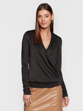 Guess Blúzka W3RP44 K4JZ0 Čierna Regular Fit