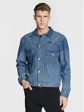 Wrangler Džínsová bunda LEON BRIDGES W4J9CI424 112328261 Modrá Regular Fit