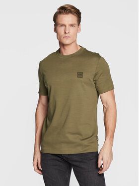 Boss Tričko Tiburt 278 50467101 Zelená Regular Fit