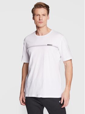 Boss Tričko Urban 50479303 Biela Regular Fit
