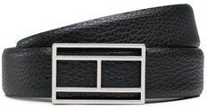 Tommy Hilfiger Pánsky opasok Logo Belt AM0AM10677 Čierna