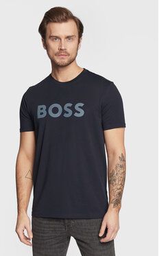 Boss Tričko Thinking 1 50481923 Tmavomodrá Regular Fit