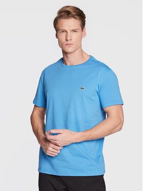 Lacoste Tričko TH6709 Modrá Regular Fit