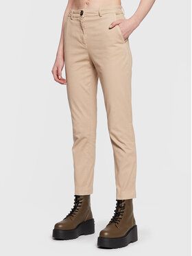 Pinko Chino nohavice Camilla 1J112G A09R Béžová Slim Fit