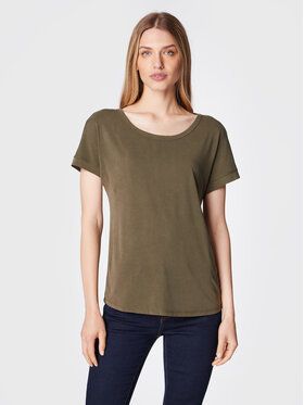 Moss Copenhagen Tričko Fenya Modal 15456 Zelená Loose Fit