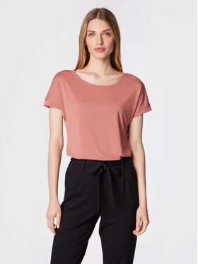 Moss Copenhagen Tričko Fenya 15456 Ružová Loose Fit