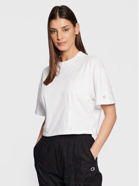 Champion Tričko Minimal Tailored 115650 Biela Boxy Fit