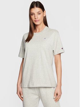 Champion Tričko Logo 115498 Sivá Regular Fit