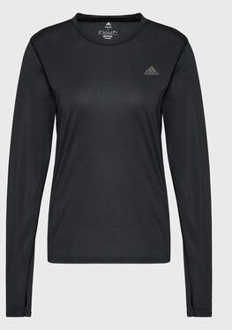 adidas Funkčné tričko Run Icons H57745 Čierna Regular Fit