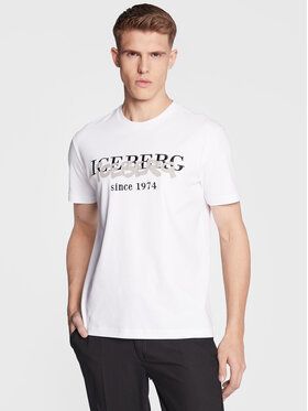 Iceberg Tričko 23EI1P0F0276307 Biela Regular Fit